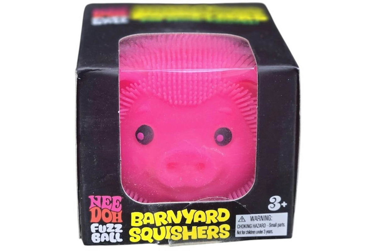 NeeDoh Barnyard Squisher Squishy Fidget Toy Pink