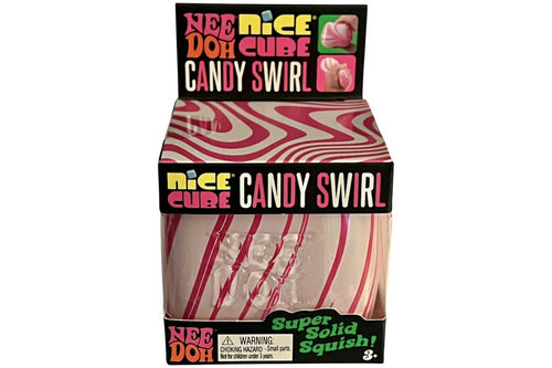 NeeDoh Candy Swirl Nice Cube Squishy Fidget Toy