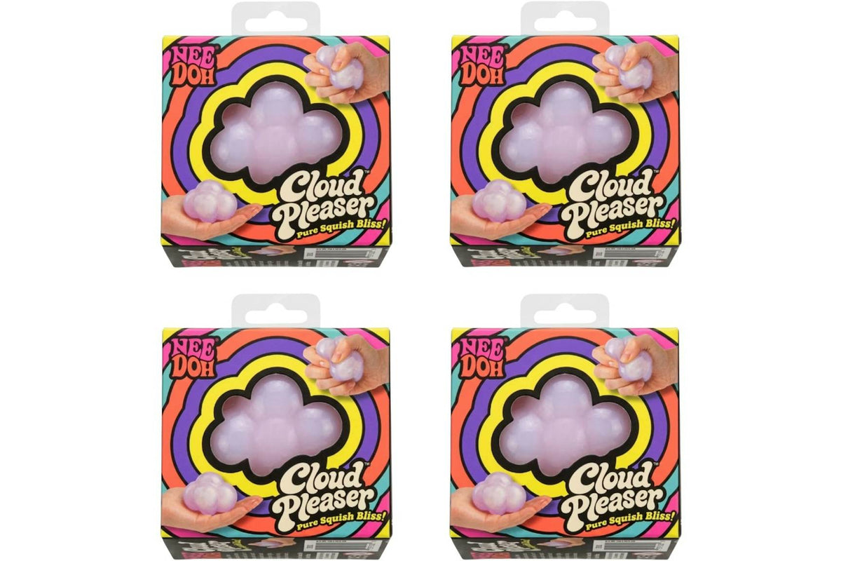 NeeDoh Cloud Pleaser Squishy Fidget Toy 4x Lot
