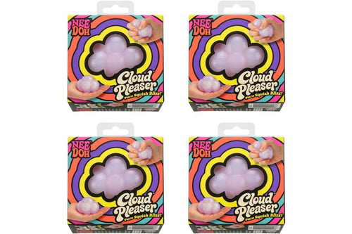 NeeDoh Cloud Pleaser Squishy Fidget Toy 4x Lot