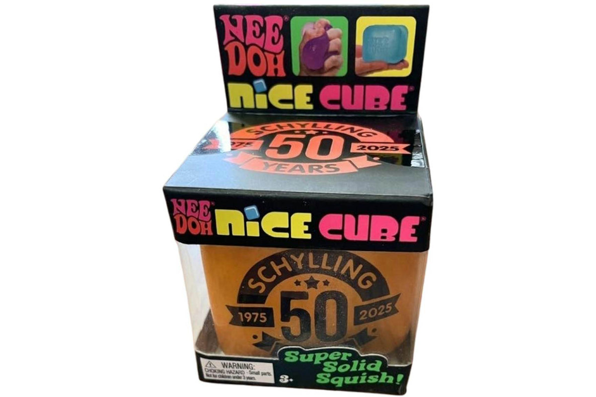 NeeDoh Golden 50th Anniversary Nice Cube Squishy Fidget Toy