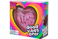 NeeDoh Good Vibes Only Squishy Fidget Toy (Text on Heart May Vary) Pink