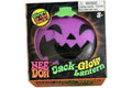 NeeDoh Jack-Glow Lantern Squishy Fidget Toy (Random Facial Expression) Purple