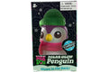 NeeDoh Polar Glow Penguin (Super Solid Squish Sticker) Squishy Fidget Toy Purple