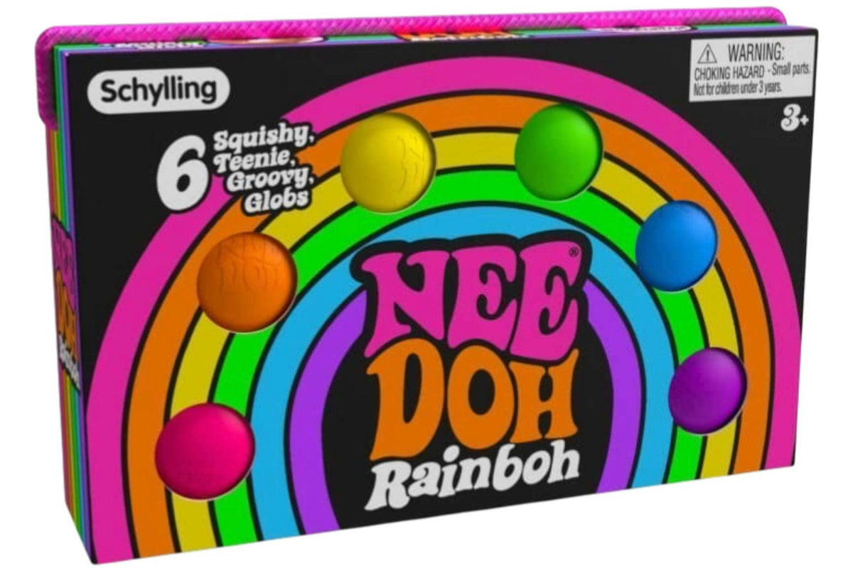 NeeDoh Rainboh Squishy Fidget Toy Set of 6
