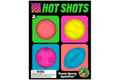 NeeDoh Schylling Teenie Hot Shots Squishy Fidget Toy Set of 4 Orange/Green/Pink/Blue