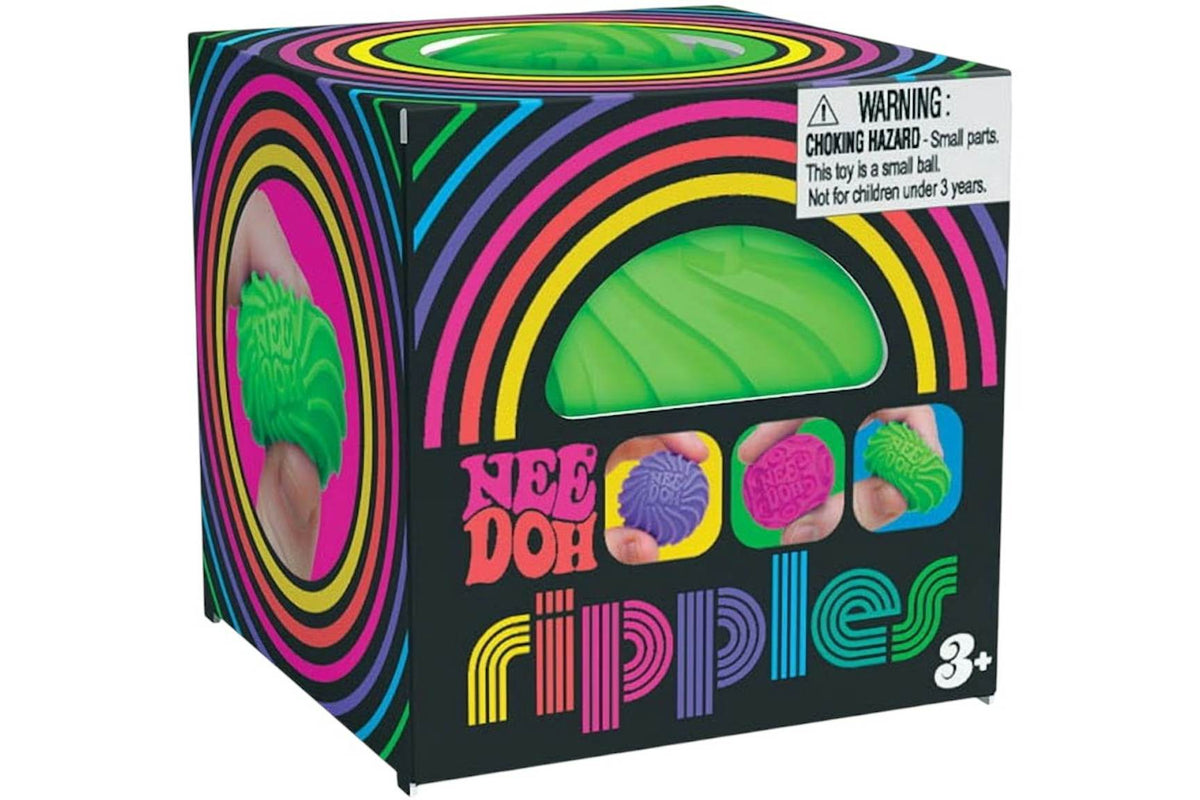 NeeDoh Teenie Ripple Squishy Fidget Toy Green