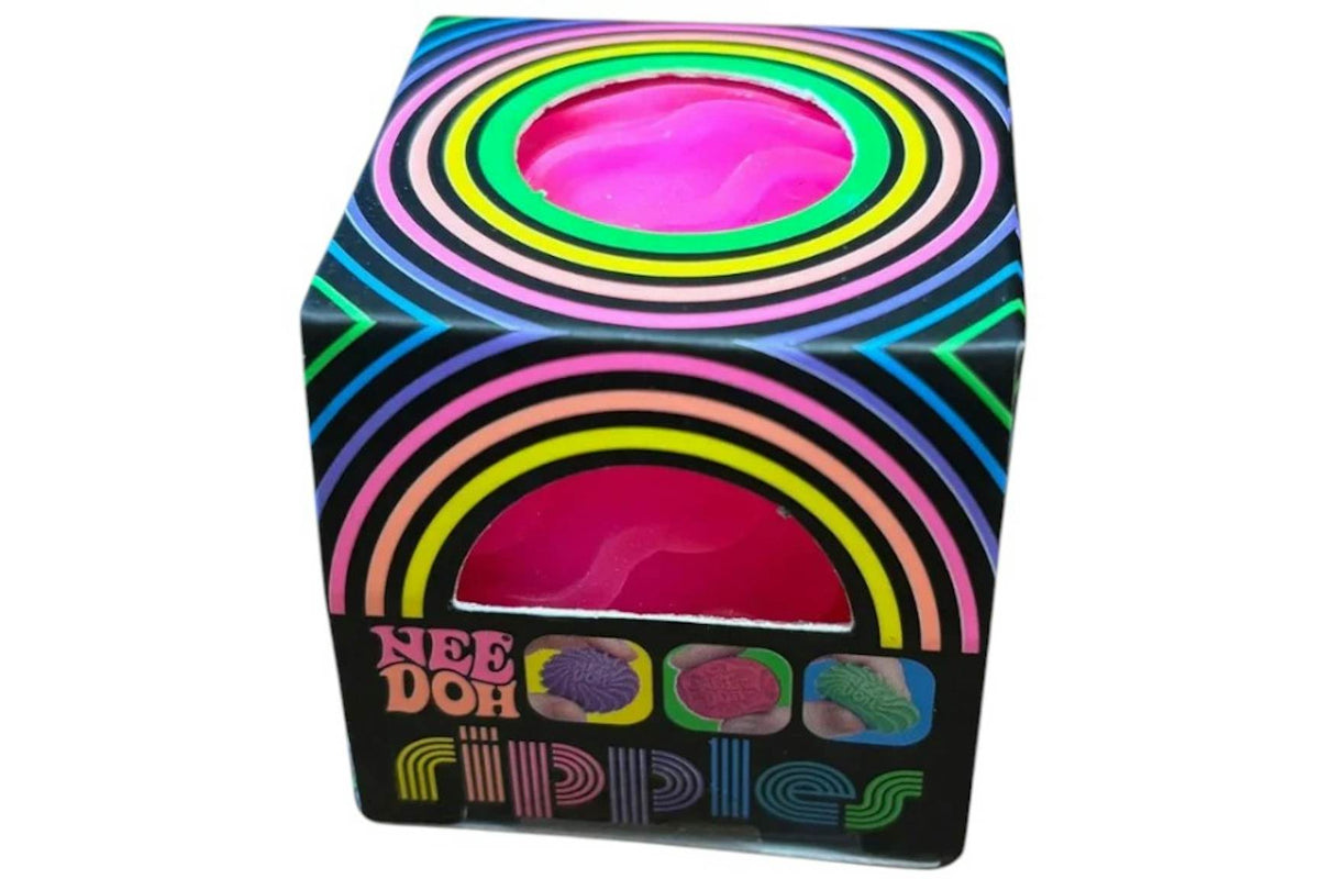 NeeDoh Teenie Ripples Squishy Fidget Toy Pink