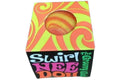 NeeDoh Teenie Swirl Groovy Glob Squishy Fidget Toy Orange