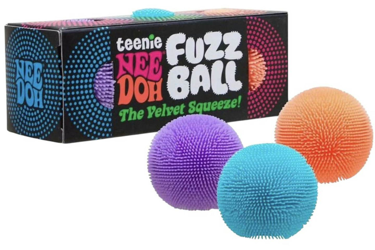 NeeDoh Tennie Fuzz Ball 3-Pack Squishy Fidget Toy